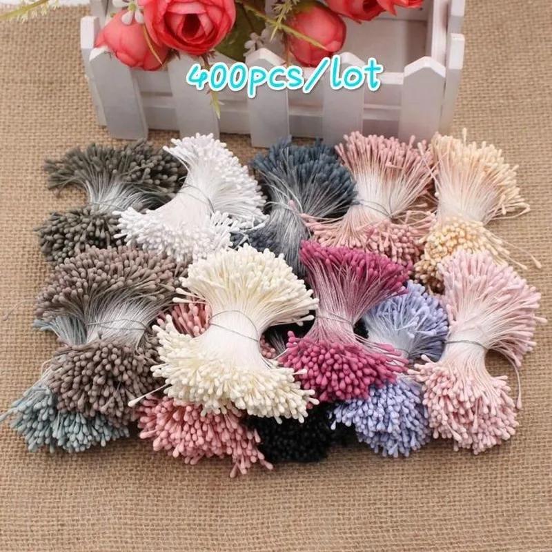 2mm DIY Stamen Handmade Artificial Flowers for Wedding Party Home Decoration Beautifully Decorated