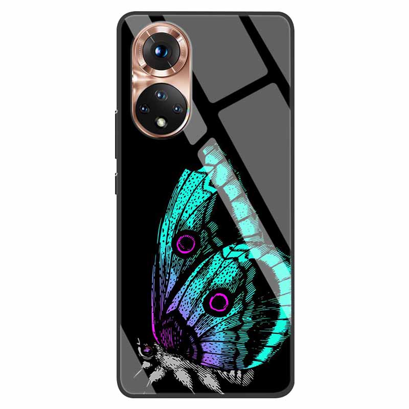Luxury Case for Huawei Honor 50 Cover Tempered Glass Cover for Huawei Honor 50 Phone Case Honor50 6.57" Coque Bag Fashion Bumper