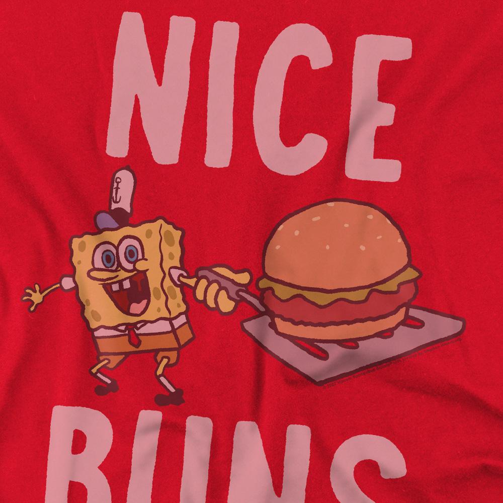 SpongeBob SquarePants Mens Nice Buns T-Shirt