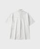 LEIRE Summer Crop Short Sleeve Shirt [White]