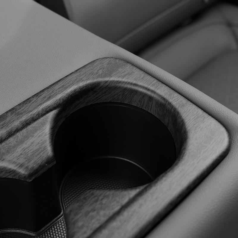 Car Rear Passenger Row Seat Water Cup Holder Cover Trim Interior For Kia EV4 2025 2026 Car Accessories LHD/RHD