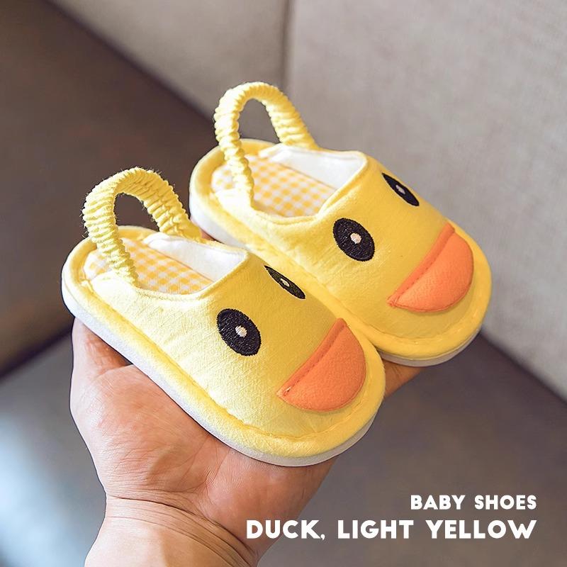 Baby Cloth Slippers Children's Cute Cotton Slippers Autumn Floor Mopping Breathable Not Cold Feet