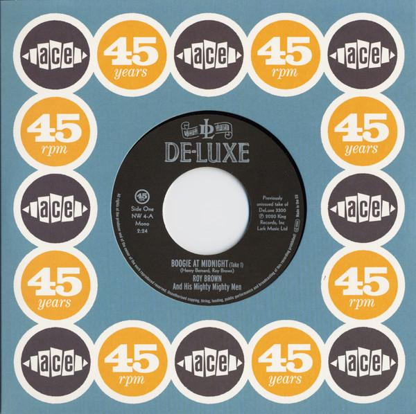

7inch Record ROY BROWN & HIS MIGHTY MIGHTY MEN / - Boogie At Midnight / Lawdy Miss Cla NW4 ACE 2020 Europe Blues