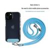 Adjustable Retractable Crossbody Phone Lanyard - Unisex Poly Neck Strap with Clip