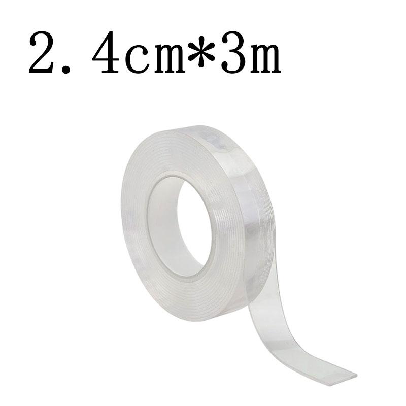 

Transparent Adhesive Tape Traceless Adhesive Powerful Double Sided Tape Nano Tape Tape Washable Suitable for Carpets Photo Walls