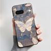 For Google Pixel 7 / Pixel 7 Pro Case Luxury Fashion Butterfly Flowers Black Soft TPU Silicone Back Cover Pixel7 7Pro Phone Case