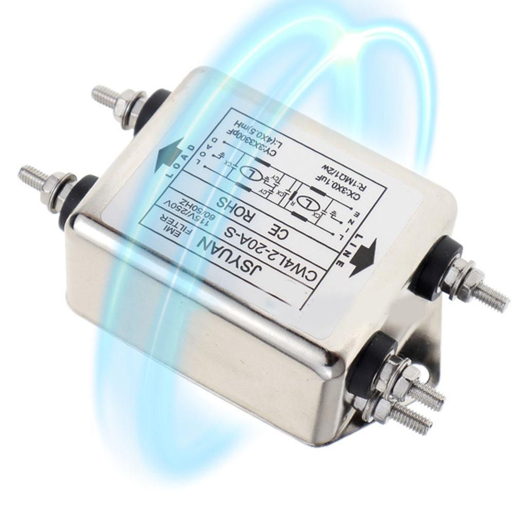 Advanced Doublestage Bolt Type Power Filter for Single Phase AC 220VAC
