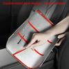 Matte Carbon Fiber Center Console Armrest Box Cover For 2017-23 Tesla Model 3 Y