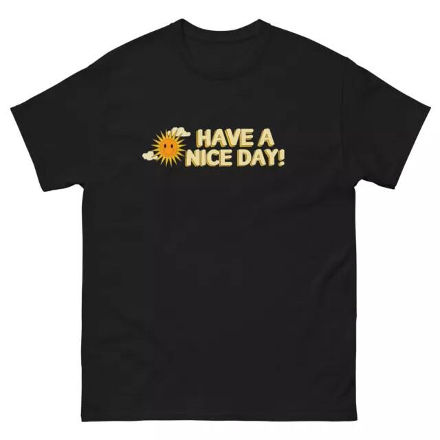 Have a Nice Day Sun and Clouds retro 90s t shirt design Unisex T-Shirt M