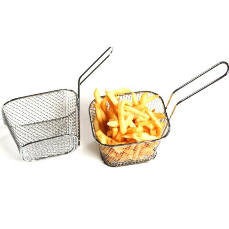 Mini Stainless French Fries Steel Potato Chips Kitchen Fryer Basket Cooking Tool
