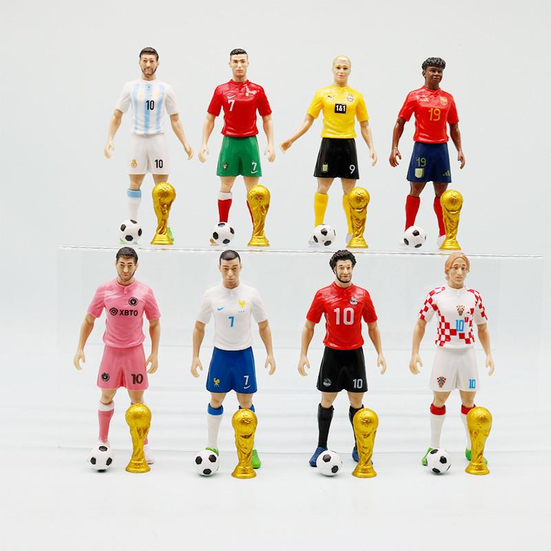 Soccer Fan Collectible Figures With Pvc Material For Desk Decor And Gift For Football Enthusiasts