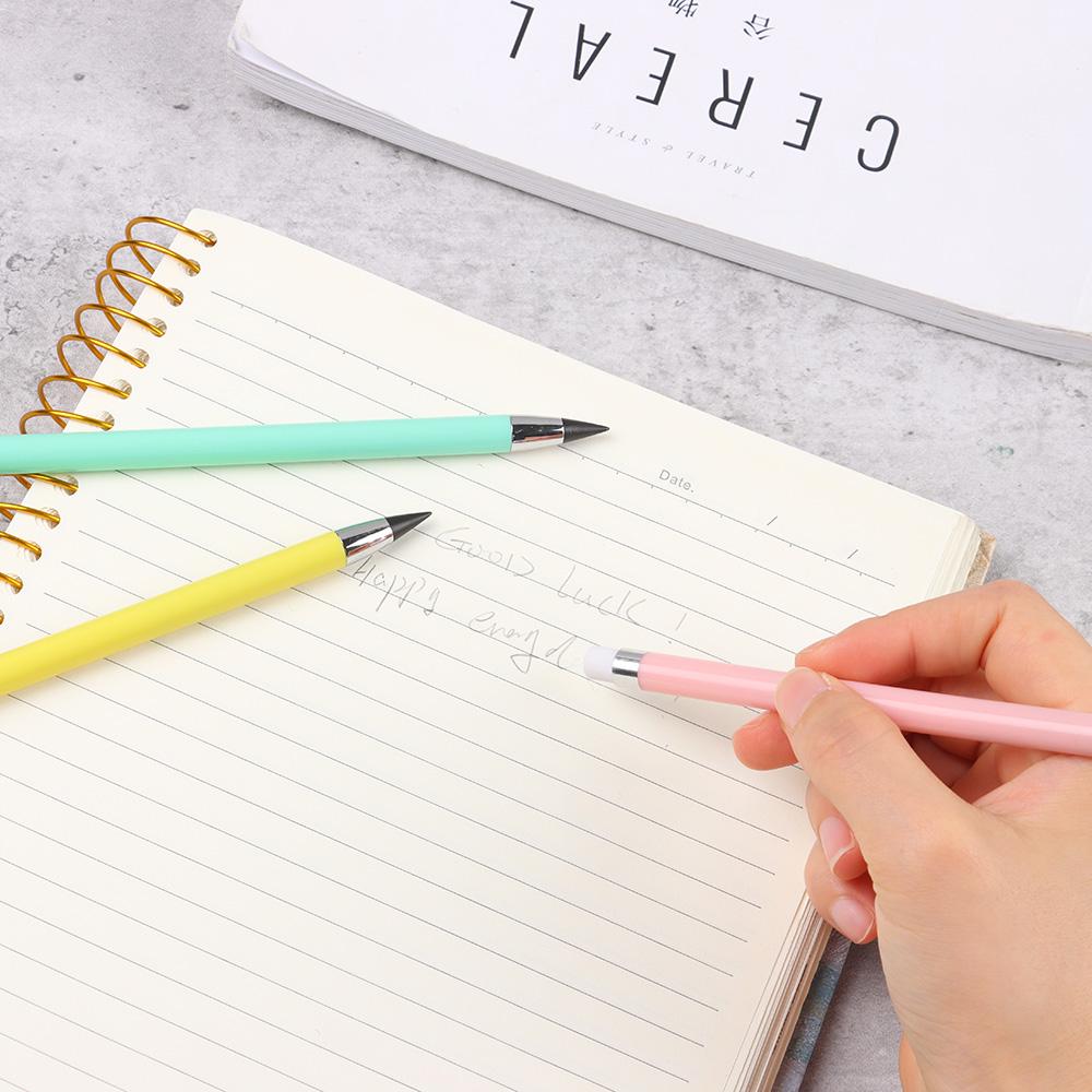 School Stationery Macarons Color Sketch Tool Inkless Eternal Pencil No Ink HB Unlimited Writing Pen