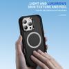 For iPhone 16 Pro Max Case Compatible with MagSafe Lens Frame Kickstand TPU + PC Shockproof Phone Cover