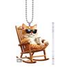 3 Types Fashionable Cat Car Decor, Perfect for Car Interior, Funny Home & Office Decoration, Suitable for Car Rearview Mirror & Home Decor