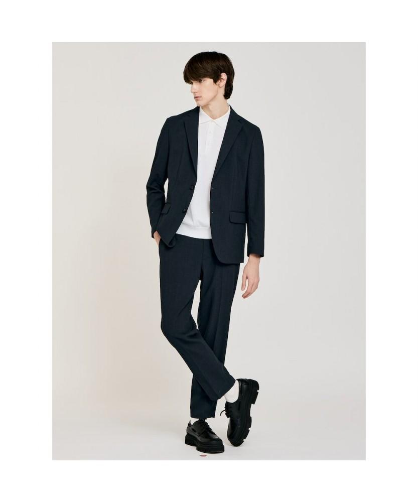 GLXY (GALAXY LIFESTYLE) Glxy [Galaxy Lifestyle][Sammu Clothing] Stretch Setup Pants Navy