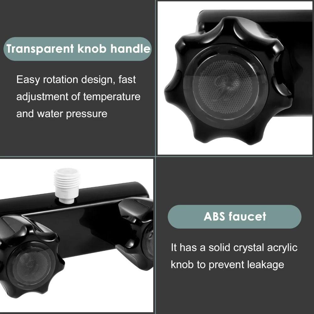 Mixer Valve Faucet Valve Double Control Shower Faucet Valve Shower Box  Travel Trailer