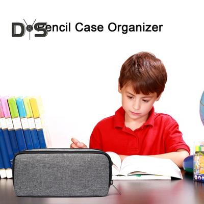 Pencil Case Secure Large Capacity Zipper Closure Oxford Cloth Waterproof Stationery Storage Organizer School Supplies