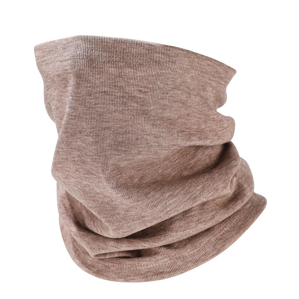 Men and Women's Outdoor Neck Warmer Cold Protection Cycling Face Mask Couple's All Match Korean Style Solid Color Winter Warm Neck Gaiter