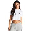 SikSilk Womens/Ladies Core Crew Neck Crop T-Shirt