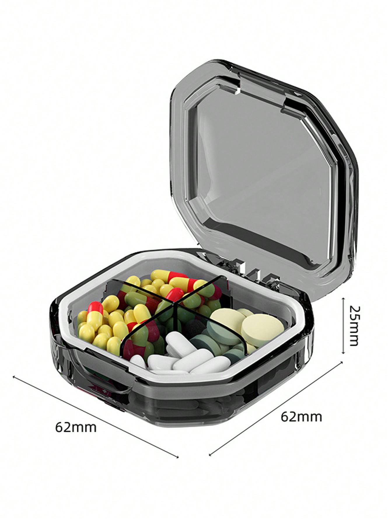 

4/6 Grid Nordic Style Medicine Dispensing Box. Portable Travel Medicine Box. Can Be Used As A Jewelry Box, Storage Box,Etc