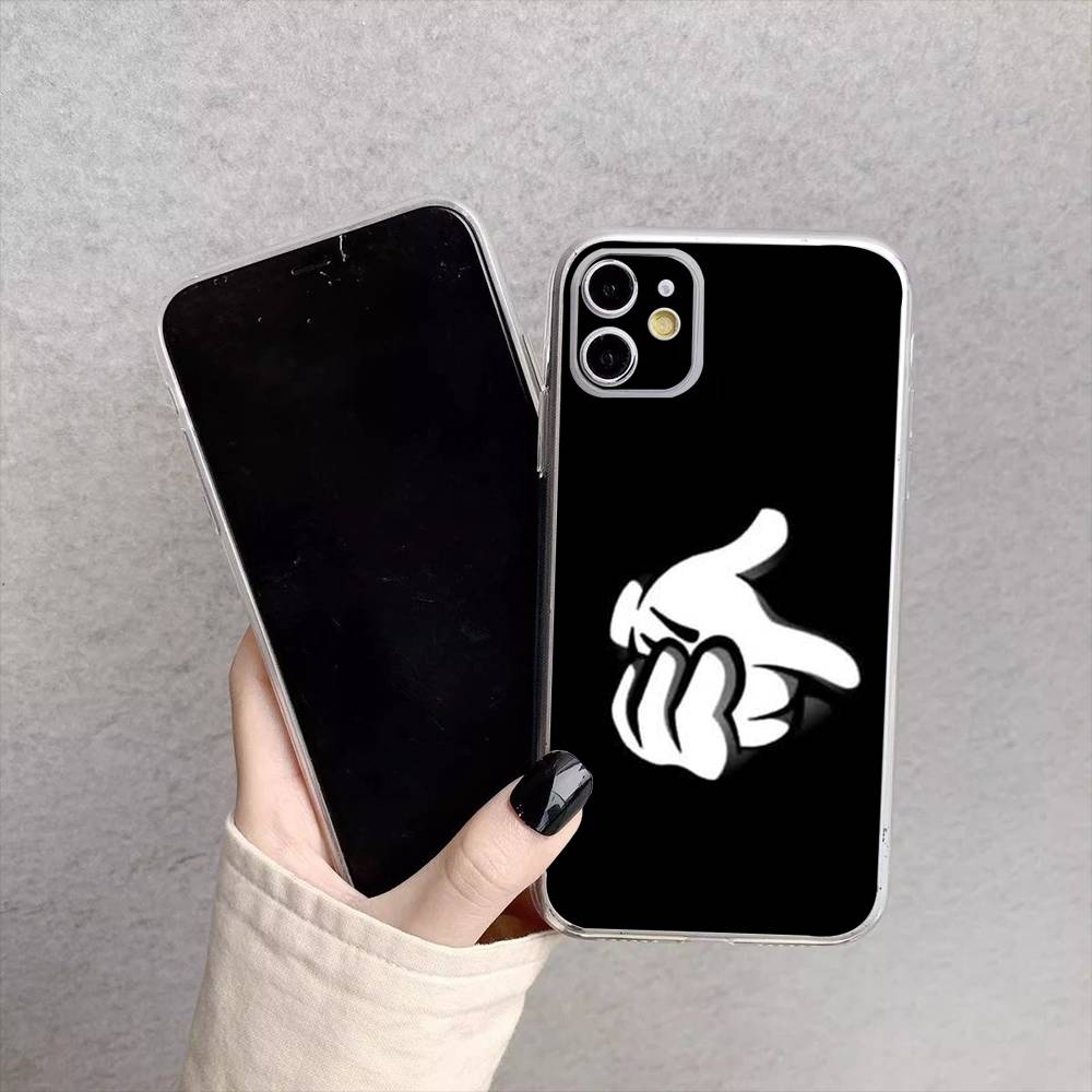

F-Finger Phone Case For iPhone17,16,15,14,13,12,11 Plus,Pro Max Soft Transparent Cover iPhone16