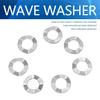 Wave Spring Washer Assortment Kit Stainless Steel Spring Wave Washer 10 Sizes M3 M4 M5 M6 M8 M10 M14 M16 M20(50pcs*M6)