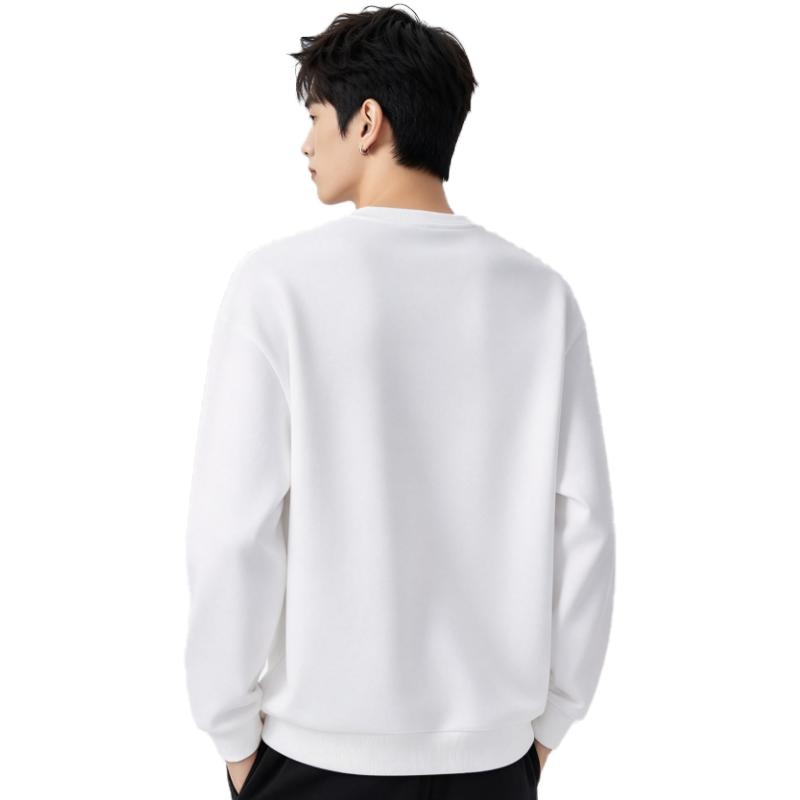 Men's Li-Ning Sweatshirts Men's White Crew Neck Moderate Other