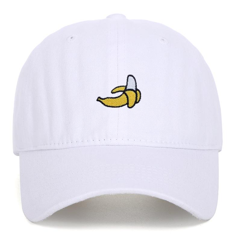 Banana Embroidered Baseball Hats for Men and Women Outdoor Sunshade Duck Tongue Hats Outdoor Travel