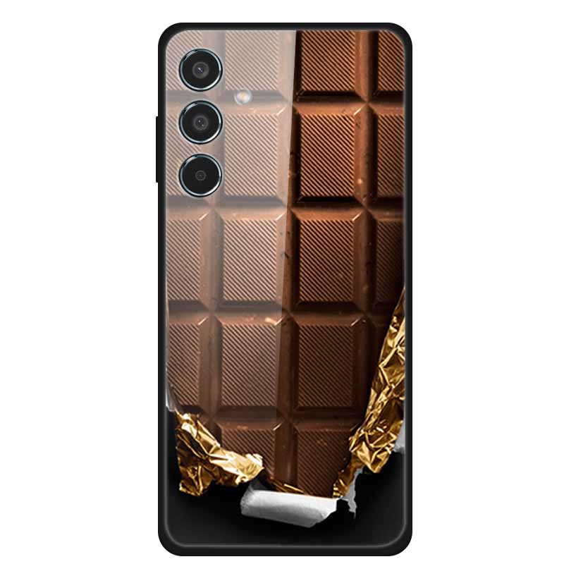 Tempered Glass Case For Samsung S25 Plus Case S 25 Plus Hard Back Cover For Samsung Galaxy A16 M55 A55 Phone Case Soft Bumper