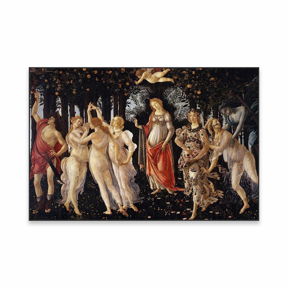 Classical Sandro Botticelli Oil Painting Poster Renaissance Art Prints Birth of Venus Canvas Painting Gallery Home Bedroom Decor