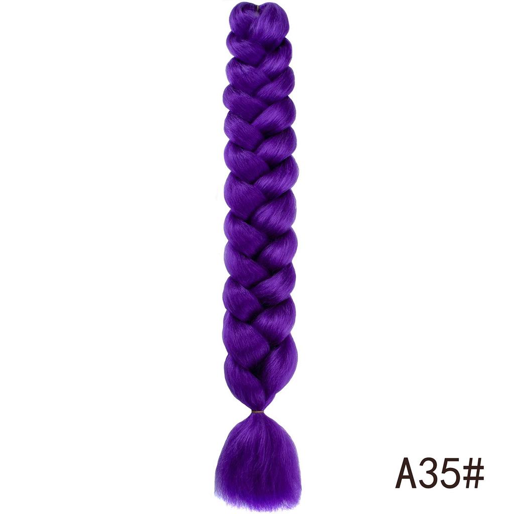41 Inch 165g Ultra Long Jumbo Braid Hair Synthetic Colorful Braiding Hair Extensions for African Braids Women DIY Hairstyle