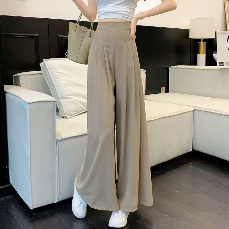 Summer Lightweight Wide-Leg High-Waisted Pants for Women - Age-Defying, Casual & Stylish