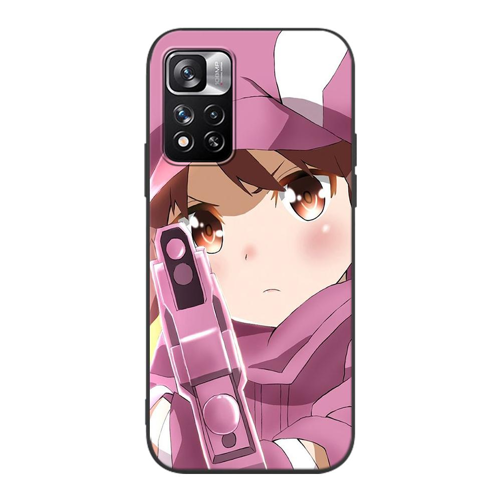 Sword Art Online 3 Alicization Case for Xiaomi Redmi Note 9S 9 8 10 11 Pro 9C 9A 7 8T 7A 8A 6A 6 10S Black Soft Cell Phone Cover