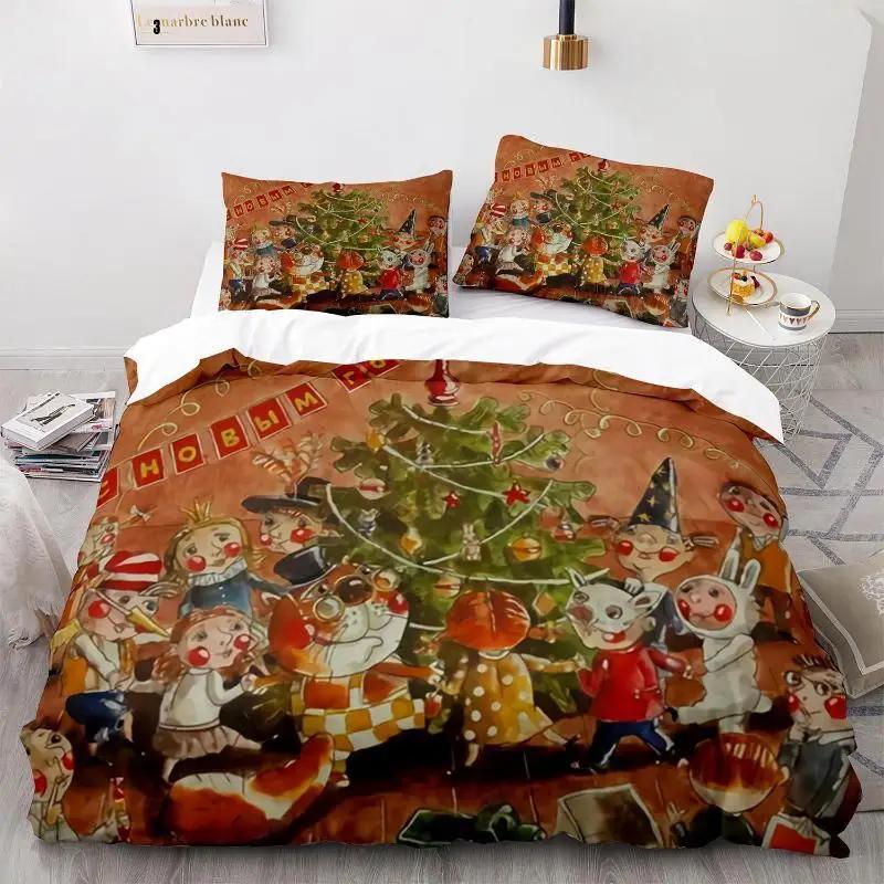 Oil Painting Duvet Cover Set Queen Blooming Sunflowers Twin Bedding Set Blue Sky White Cloud Landscape Polyester Comforter Cover