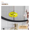 1Pc Mini Suction Cup Wall Clock Bathroom Anti-fog Waterproof Clock Kitchen Bathroom Clock Small Quartz Clock Desk Clock