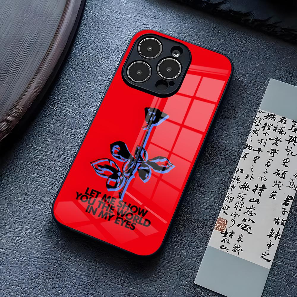 Hot Trends D_DEPECHE MODE Phone Case For IPhone 16 Pro Max 17 14 15 Plus 13 Mini 11 12 X XR XS 8 7 Plus SE Glass Cover