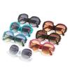 Lunettes de soleil rétro ovales œuf d'oie 2023 - Monture large polyvalente de style européen et américain
