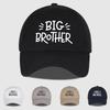 Coolwind BIG BROTHER Letter Print SoftPeak Baseball Cap Adjustable Outdoor Sports Cap Unisex Unisexs Versatile Dad Cap