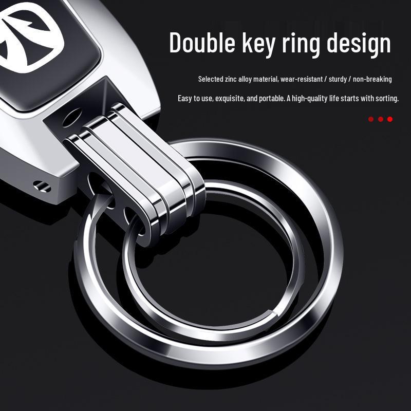 Zinc Alloy Keyring for BAIC Weiwang M-Series Car Keys