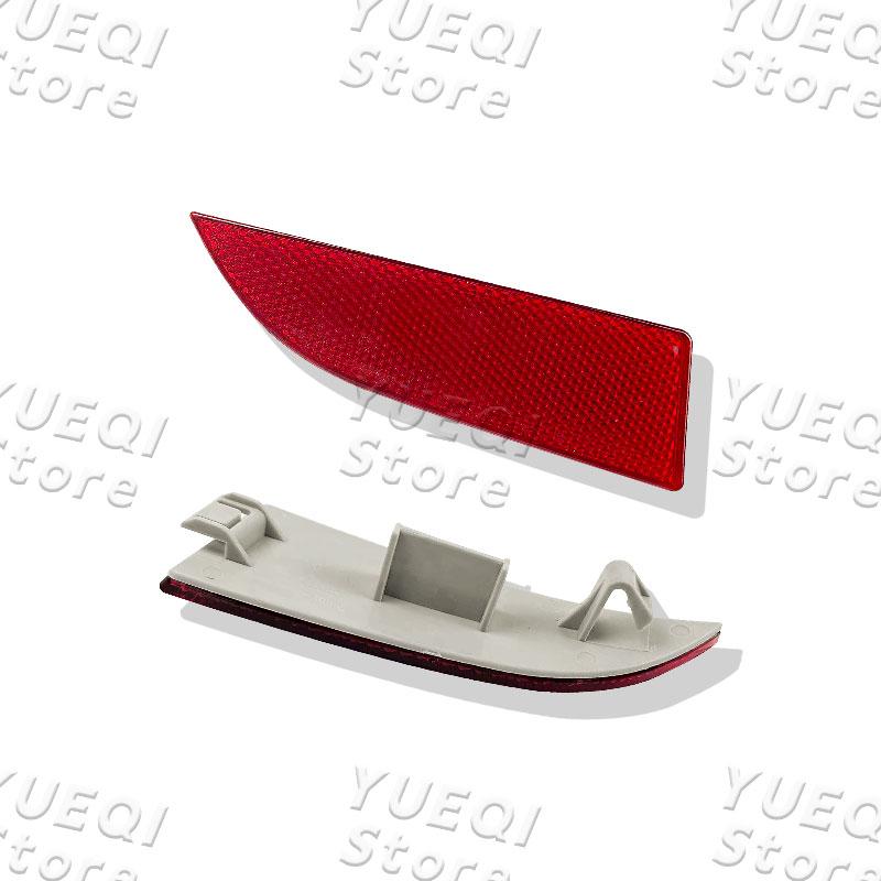 Car Rear Bumper Reflector Brake Light Red Lens Reflective Strip Signal Lamp For BMW X3 E83 2007-2010 OE:63147162217 63147162218