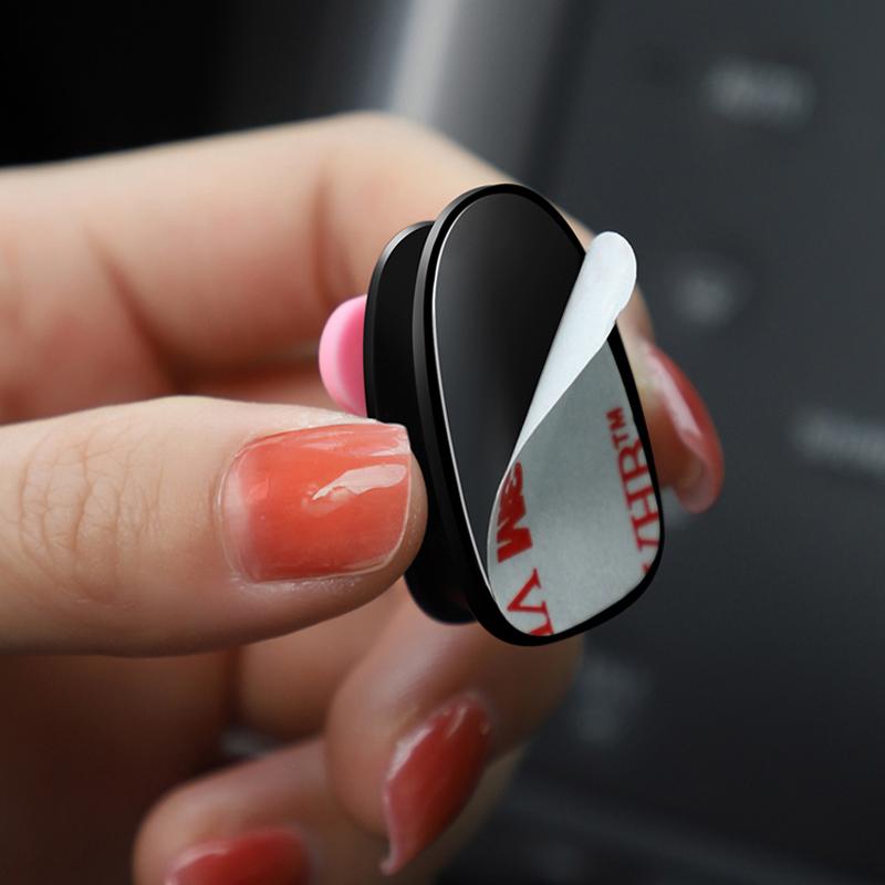 Car Style Bow Cartoon Rhinestone Mini Auto Hooks Seat Back Holder For Keys Hangers Home Office Hooks Storage Style Accessories