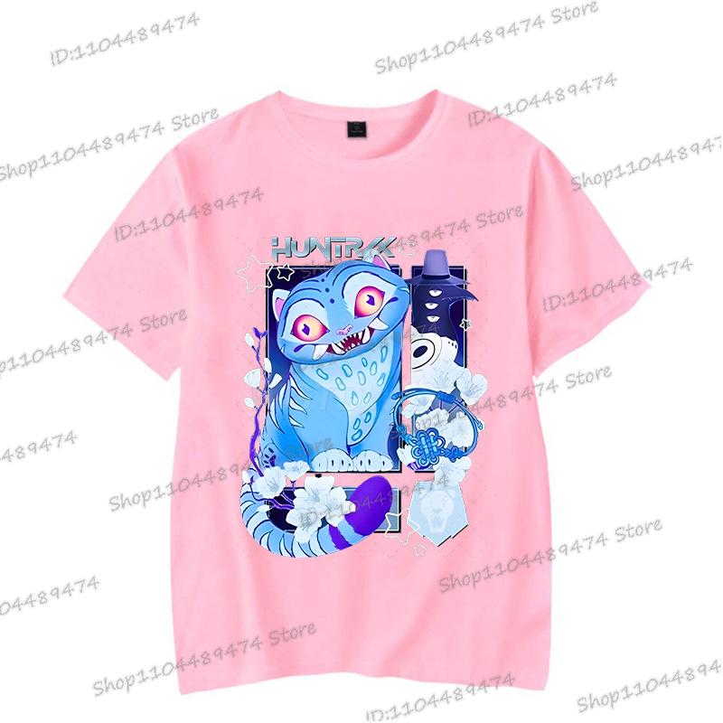 2025 New KPop Demon Hunters Men Women Cartoon Tshirt Anime Tiger Rumi Breathable Tops Short Sleeve Korean Ulzzang T-shirts