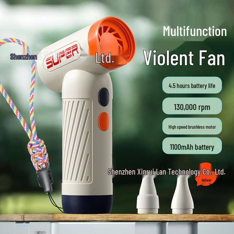 High-Speed Handheld Turbine Blower 130,000 RPM - Outdoor Inflation Tool