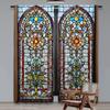 European Chic Gothic Floral Curtains Colorful Suitable Bedroom Bathroom Living Room Dining Study Set Of 2 Made Polyester Great Decor