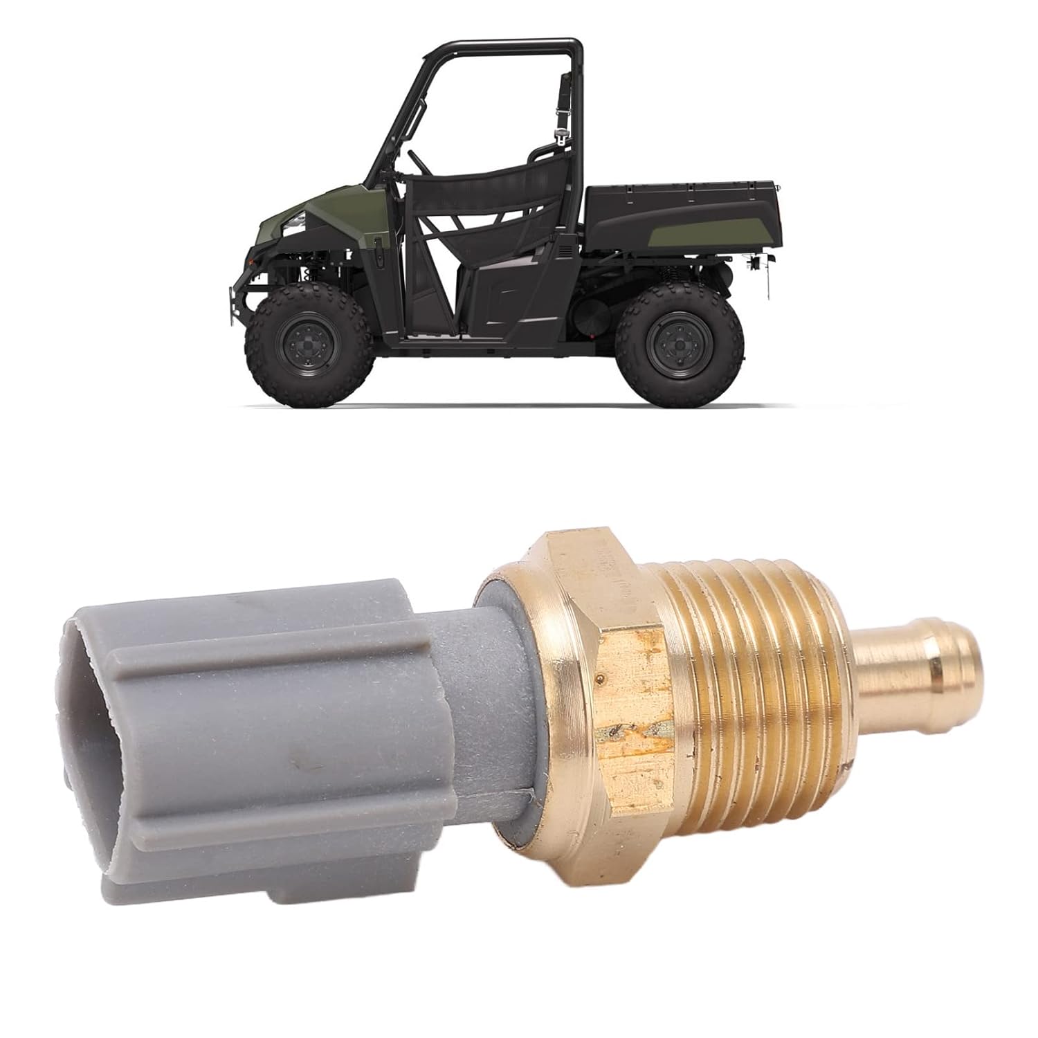 Water Temperature Sensor, Coolant Water Temperature Sensor 3089892 Replacement for Polaris 400 500 Sportsman 500 550 EFI