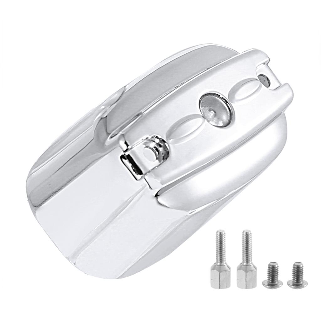 Chrome Aluminum Rear Brake Master Cylinder Cover For Harley 2000-2017 Heritage Softail Fatboy FLSTF