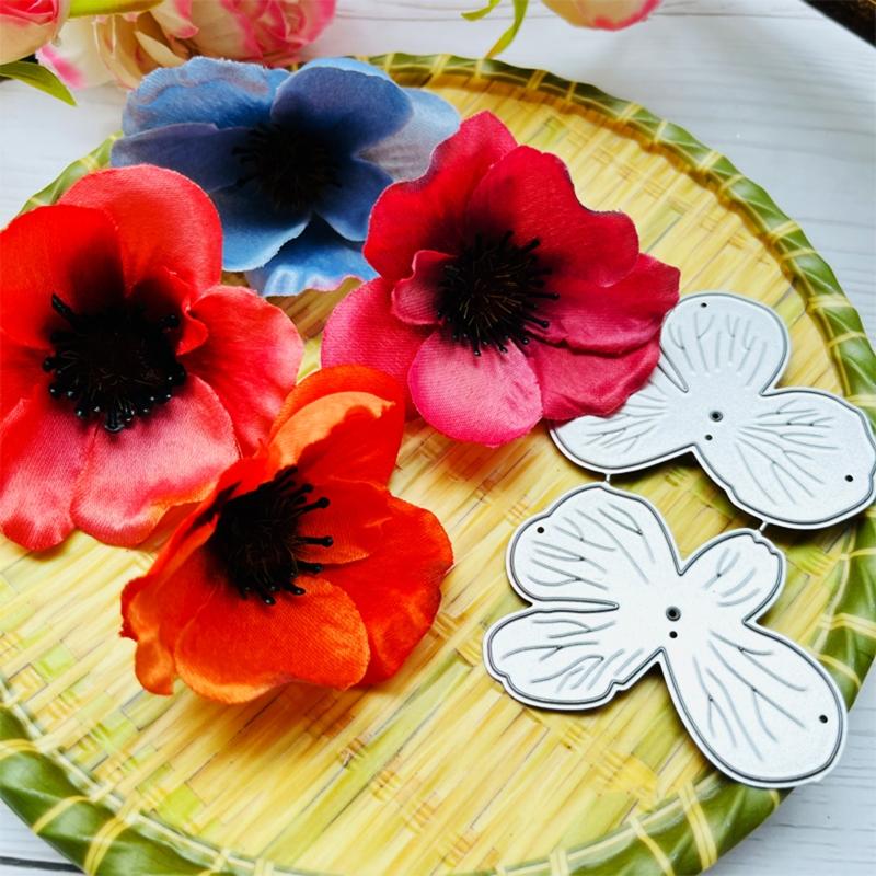Exquisite Flower Cutting Dies Metal Embossing Die Cuts Decorative Stencil for Gift Card Making DIY Scrapbooking Albums