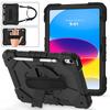 Silicone Protective Case With Wrist Strap IPad 10th Gen 10.9 Inch Rotating Stand Shockproof Anti-Slip Cover