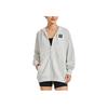 Under Armour Johnson Series Einfarbig Baumwolle Trainings-Hoodie Damen Hoodies Grau 1382176-114