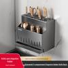 Gunmetal 304 Stainless Steel Kitchen Countertop Organizer